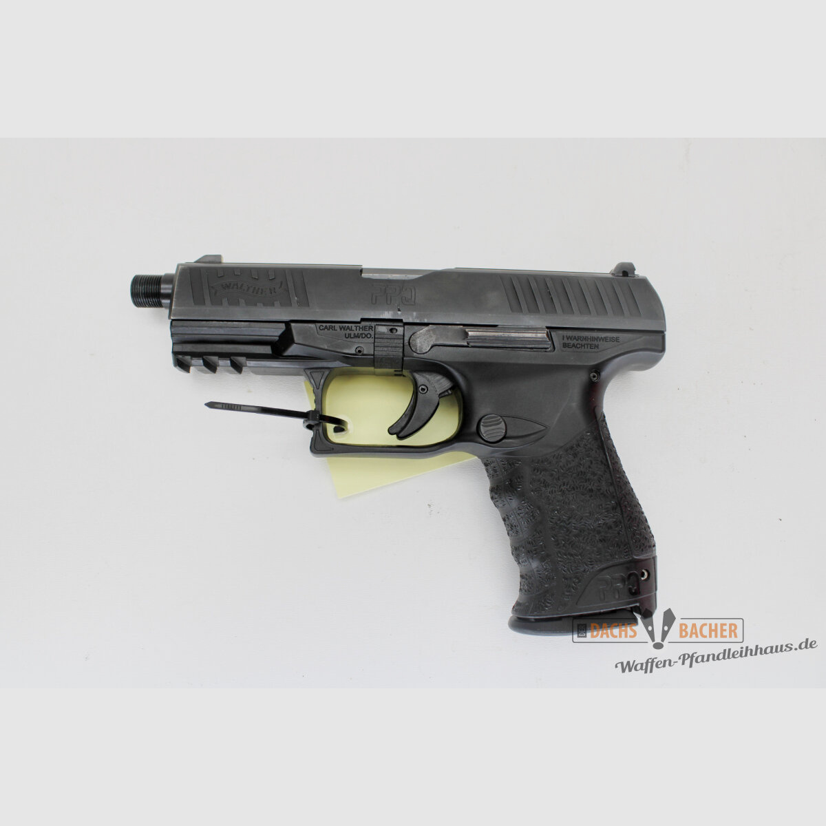 Pistolet Walther PPQ Navy SD kal. 9mm Luger z 7 magazynami i kaburą