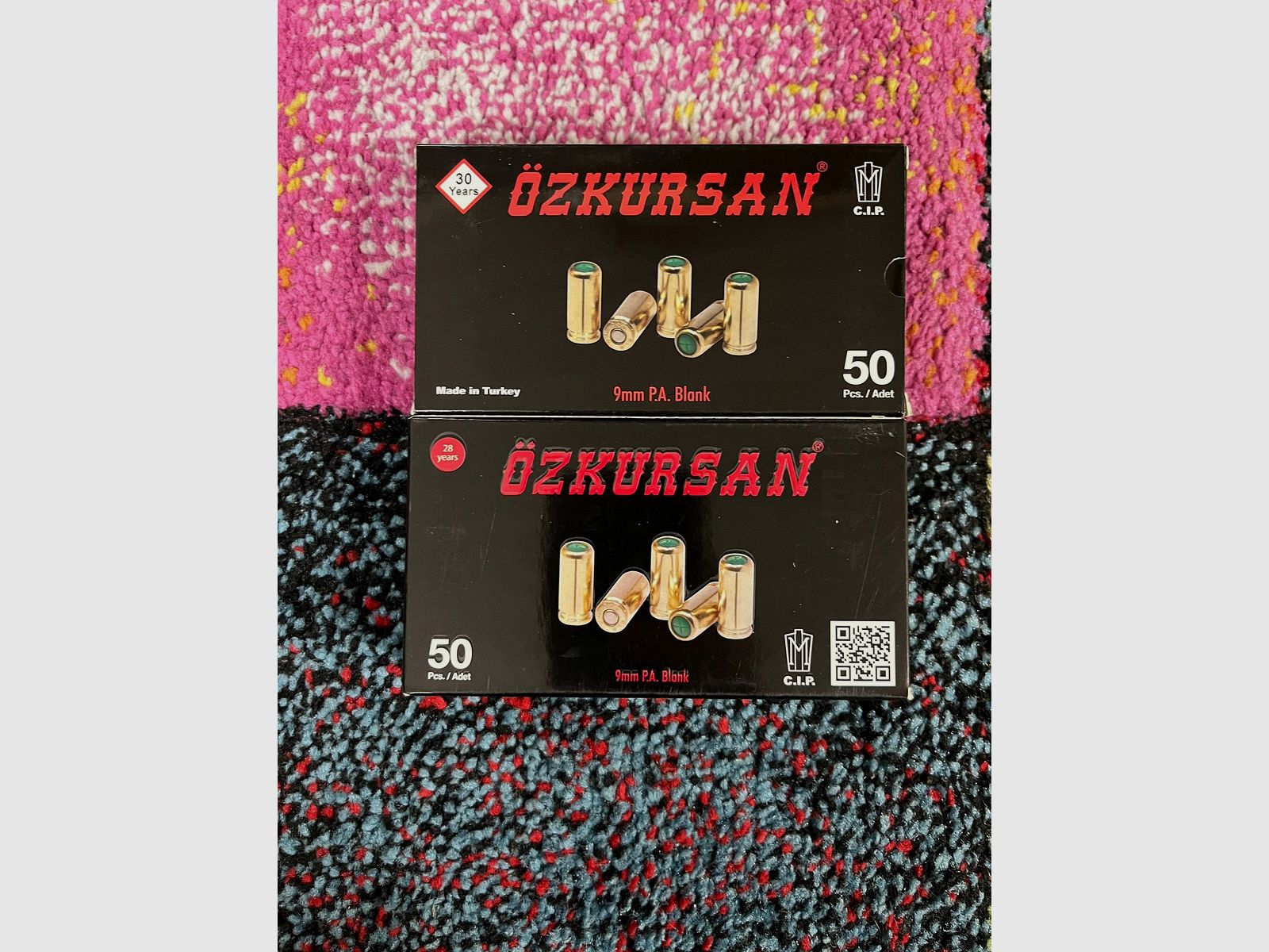 9mm PAK cartuchos de fogueo Özkursan - Coleccionista