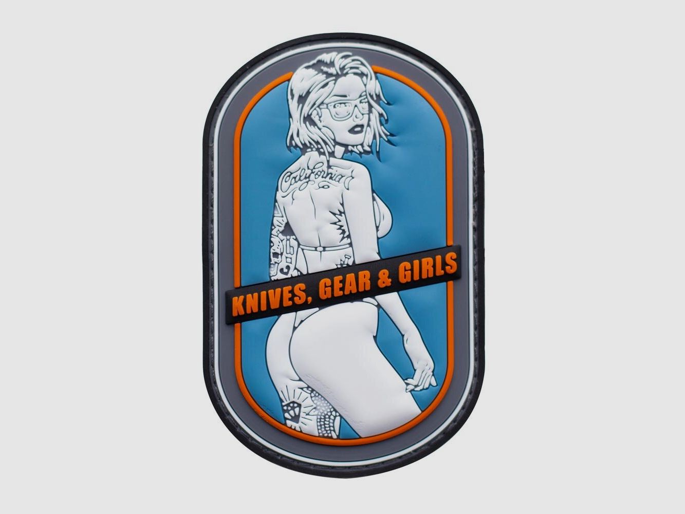 Patch in PVC della ragazza della California