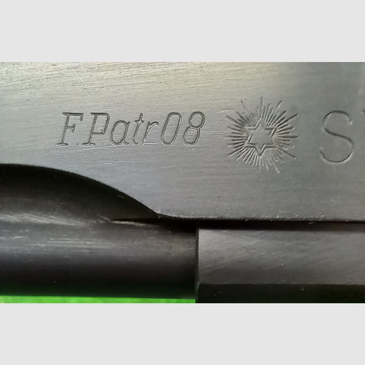 Star B Polizei Niedersachsen 9mm Luge. Patrone 08