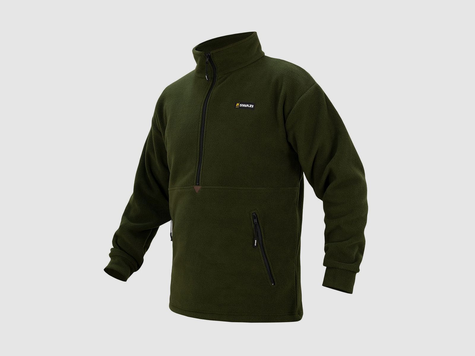 Swazi Doughroaster Fleecepullover Herren Olivgrün - M