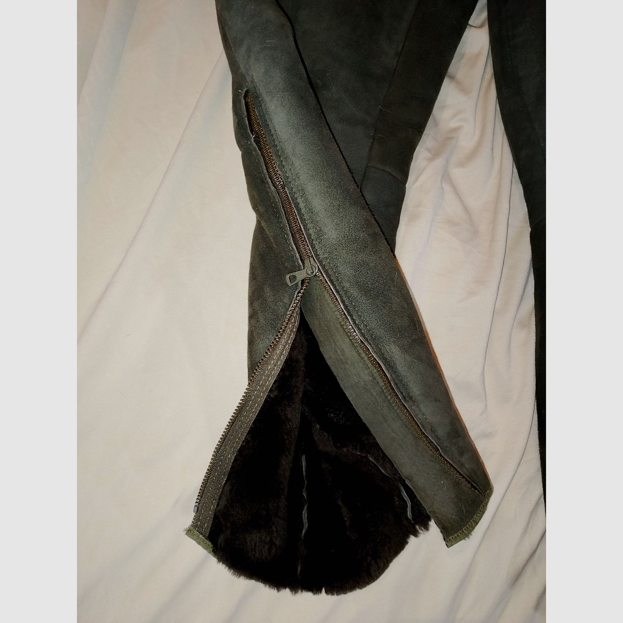 Kwalitatieve zitbroek - Lederfabrikant Wit