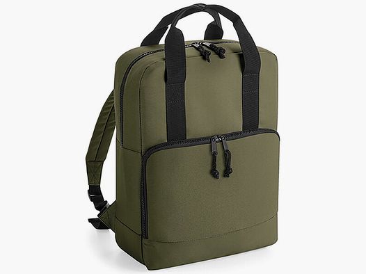 Recycling-Doppelgriff-Kühlrucksack 17 Liter - Oliv