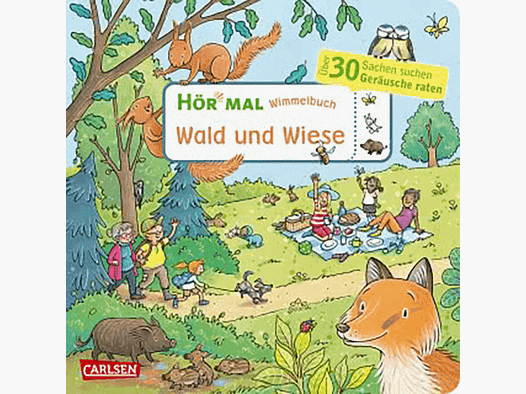 Kinderbuch "Hör mal-Wimmelbuch: Wald und Wiese"