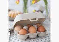 Scatola per uova mini EGGS TO GO, sabbia