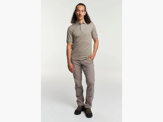 Tenson TXLite Melange Polo M Taupe