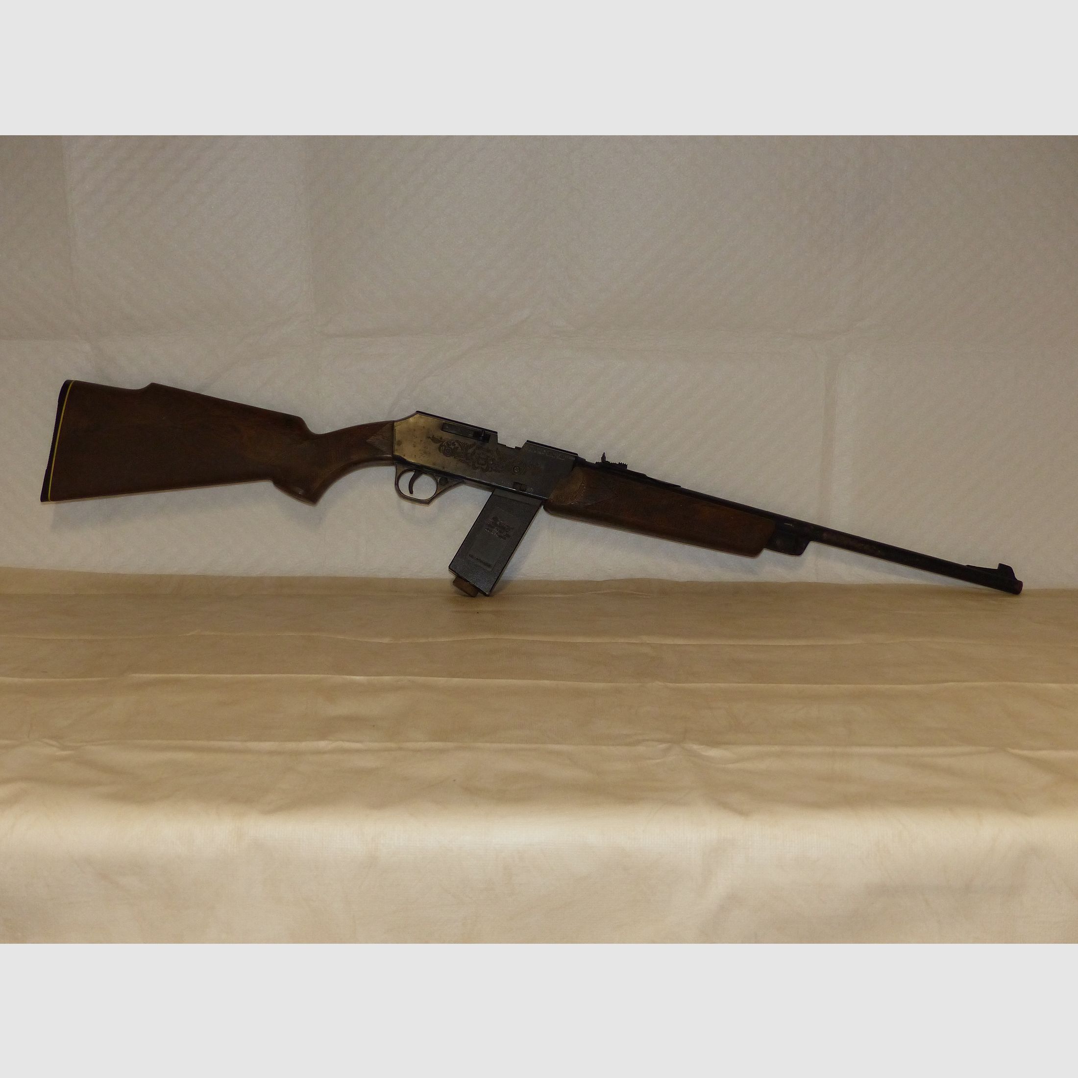 Carabina de aire comprimido Co2 de palanca inferior Daisy Power Line Mod. 990 Cal. 4,5 mm Diabolo y BB Dual Power USA vintage