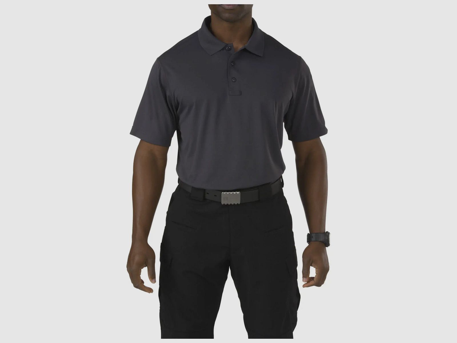 Corporate Pinnacle polo met korte mouwen (antraciet), afbeelding 2 van 3