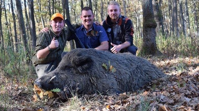 MONSTER KEILER! europäische Jagd mit unserem Südafrikaner / european hunting with our South African