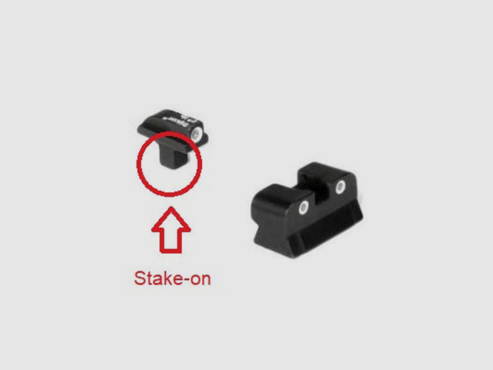 Trijicon N-Visier B&T Grün Colt Officers/PO