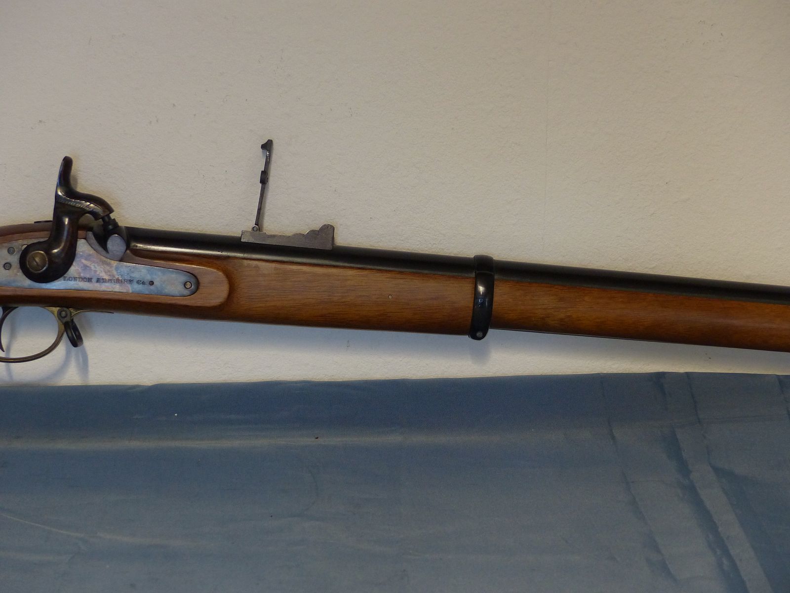 Vorderlader Perkussion Enfield Gewehr 1853 3 Band Büchse Armi San Paolo Brescia Italien Cal. .58 vintage