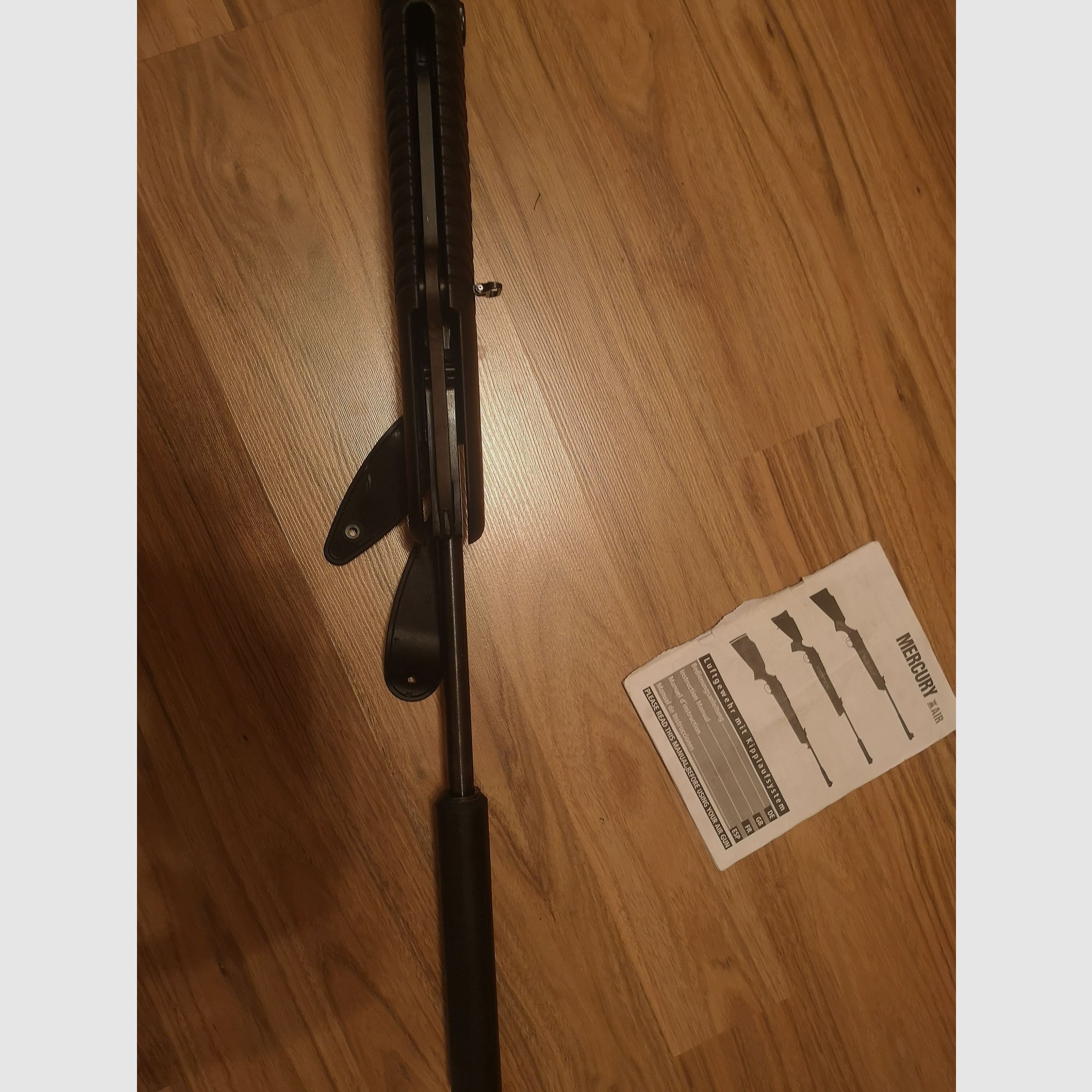 Mercury 85XTac Knikloop Luchtgeweer Set 4,5mm Diabolos incl. 3-9x32 Richtkijker Tas