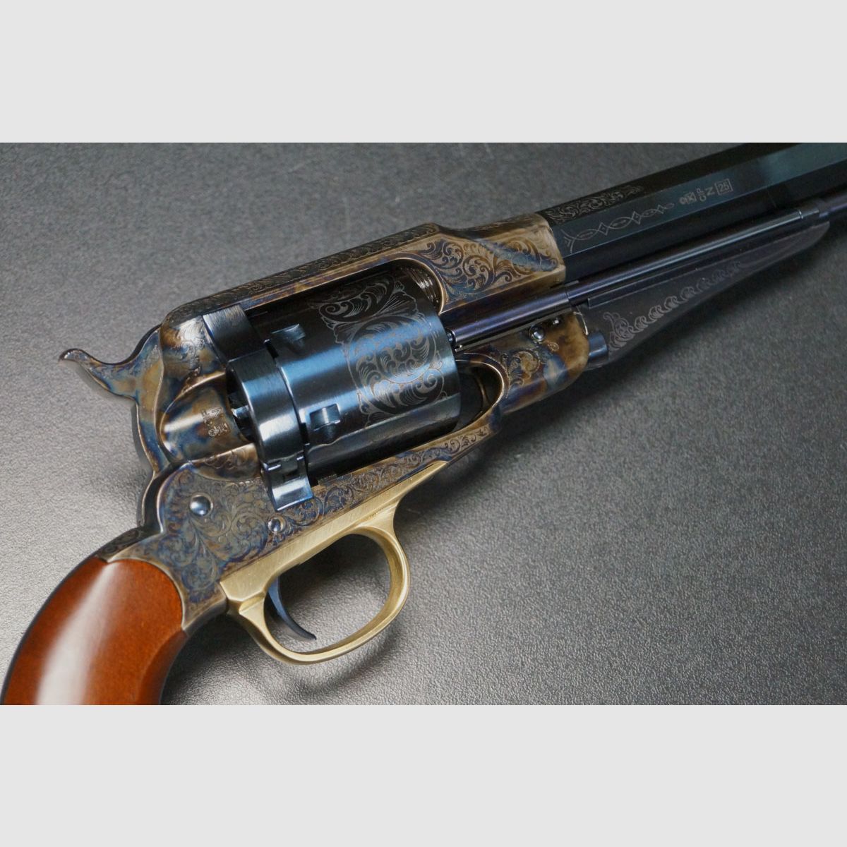 Uberti 1858 New Army Improved Graviert .45 Colt, Bild 3 von 12