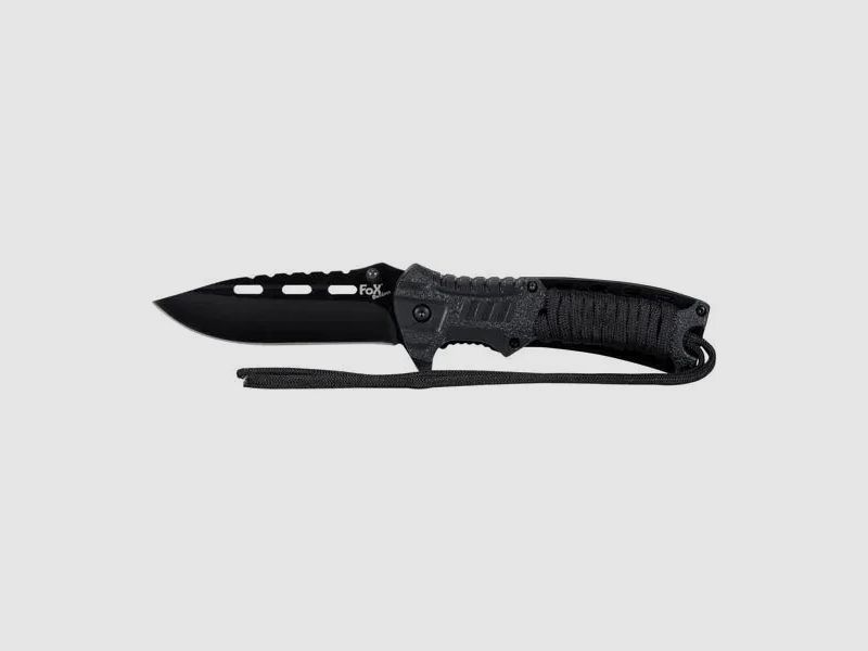 Fox Outdoor Fox Outdoor Einhandklappmesser Blackrope schwarz
