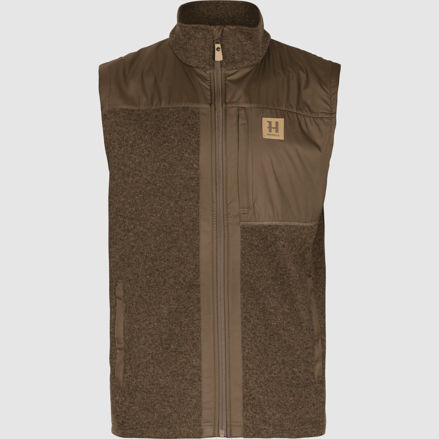 Härkila Kalix Gilet in Fleece Uomo Dark Earth - XL
