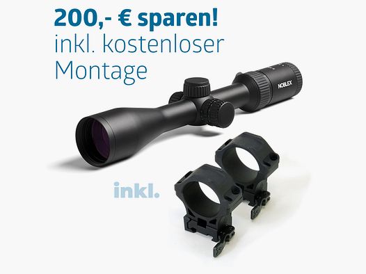 Sommerangebot | NOBLEX NZ6 2-12x50 inception inkl. Picatinny-Montageset