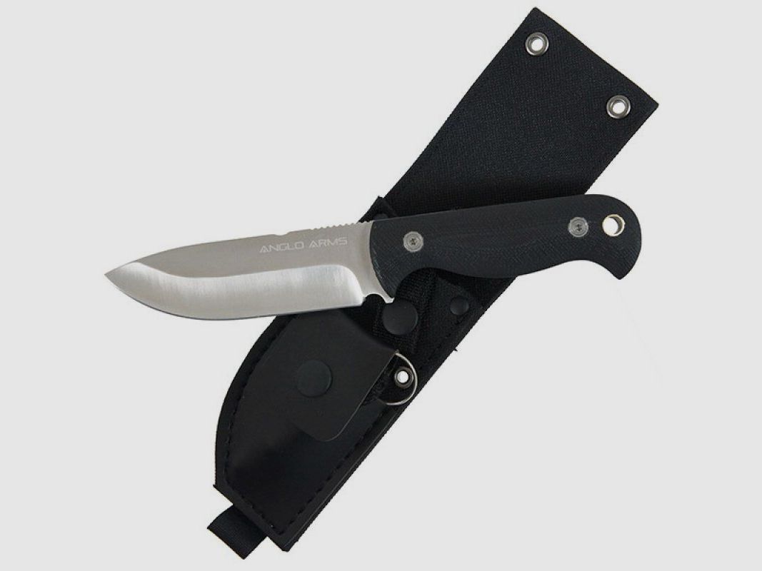 Outdoor-Prepper Jagdmesser G10 mit Pfeife und Feuerstein