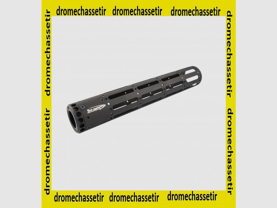 Runder freischwebender Handguard, 12 Zoll, schwarz für AR15