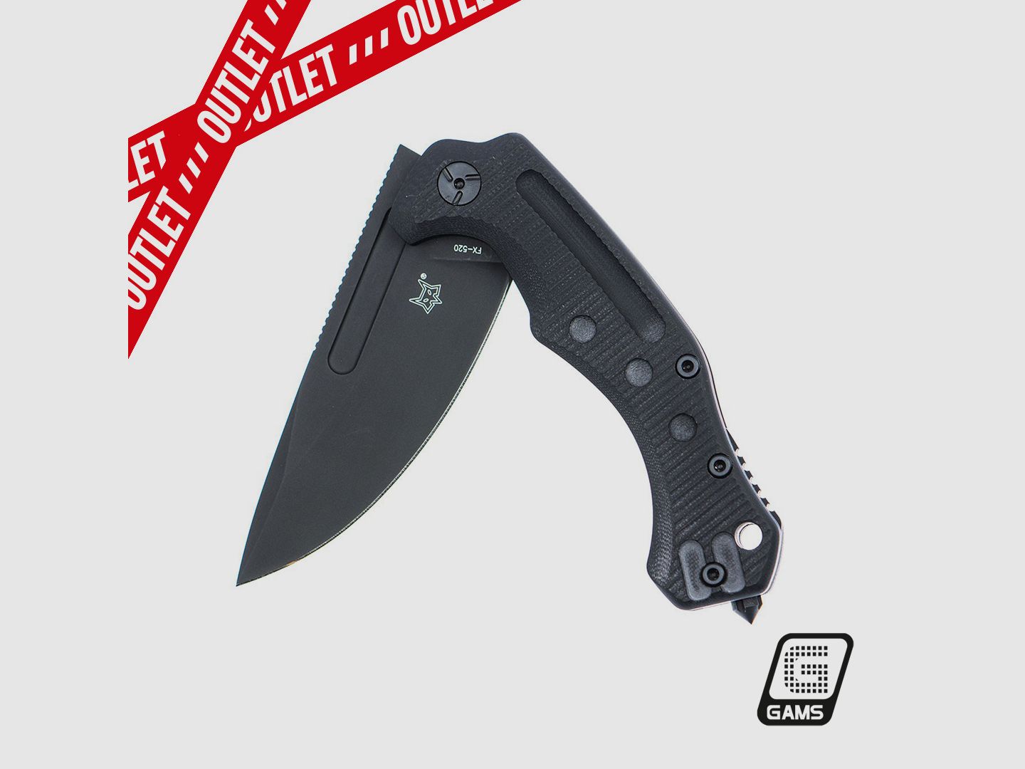 Coltello Fox con clip ambidestro, immagine 3 di 3