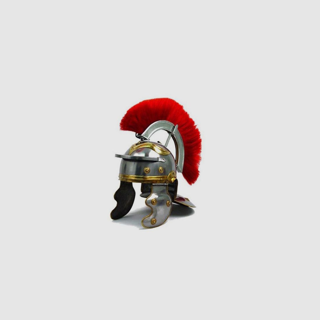 Römischer Centurio Helm mit roter Crista