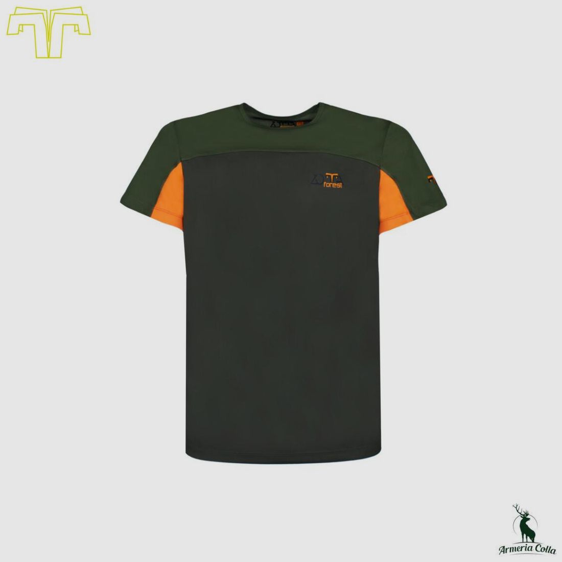 Zotta Forest T-Shirt Ambition Man Grün Orange