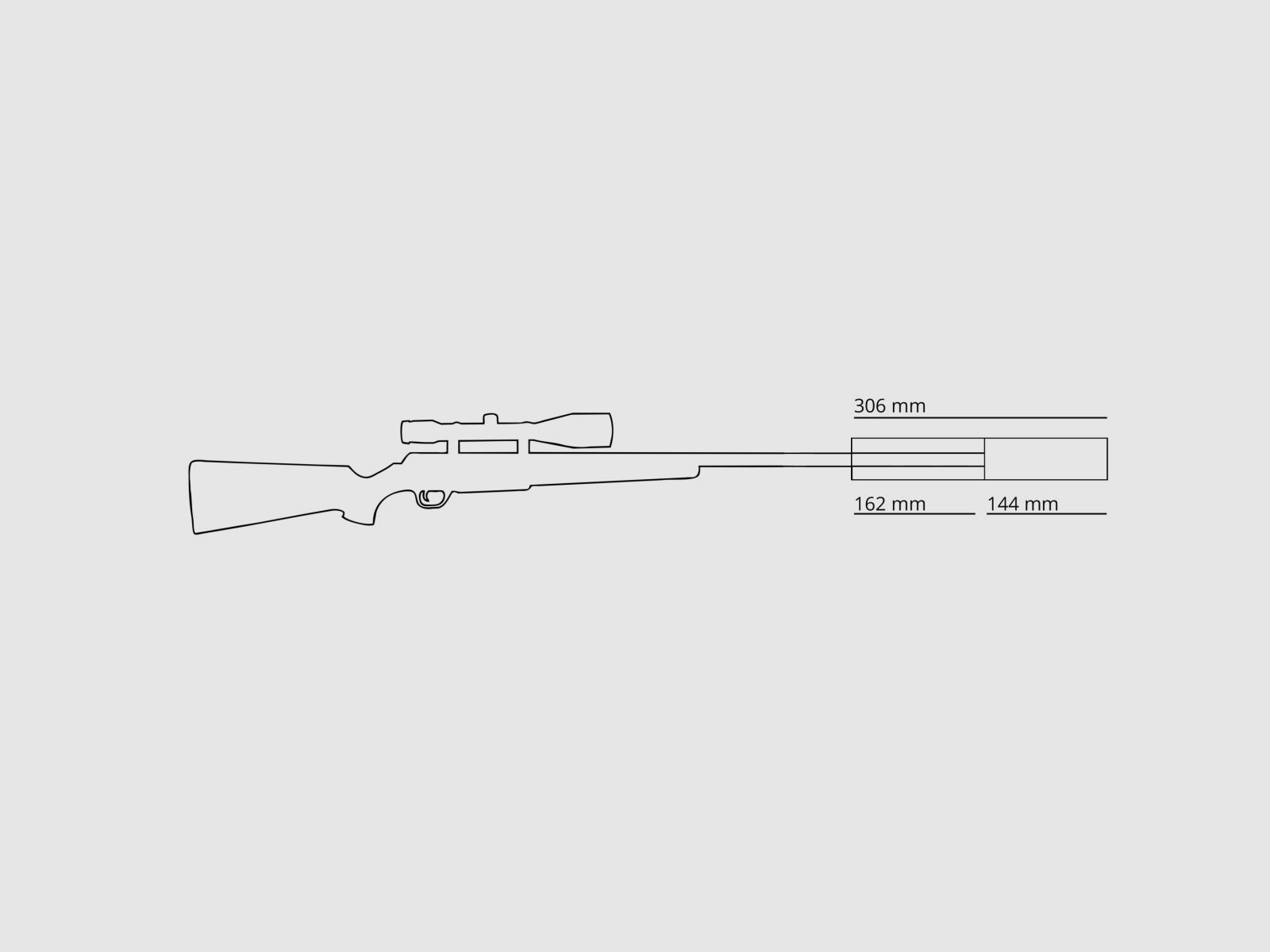 HAUSKEN Schalldämpfer Whisper WD 306 XTRM MKII