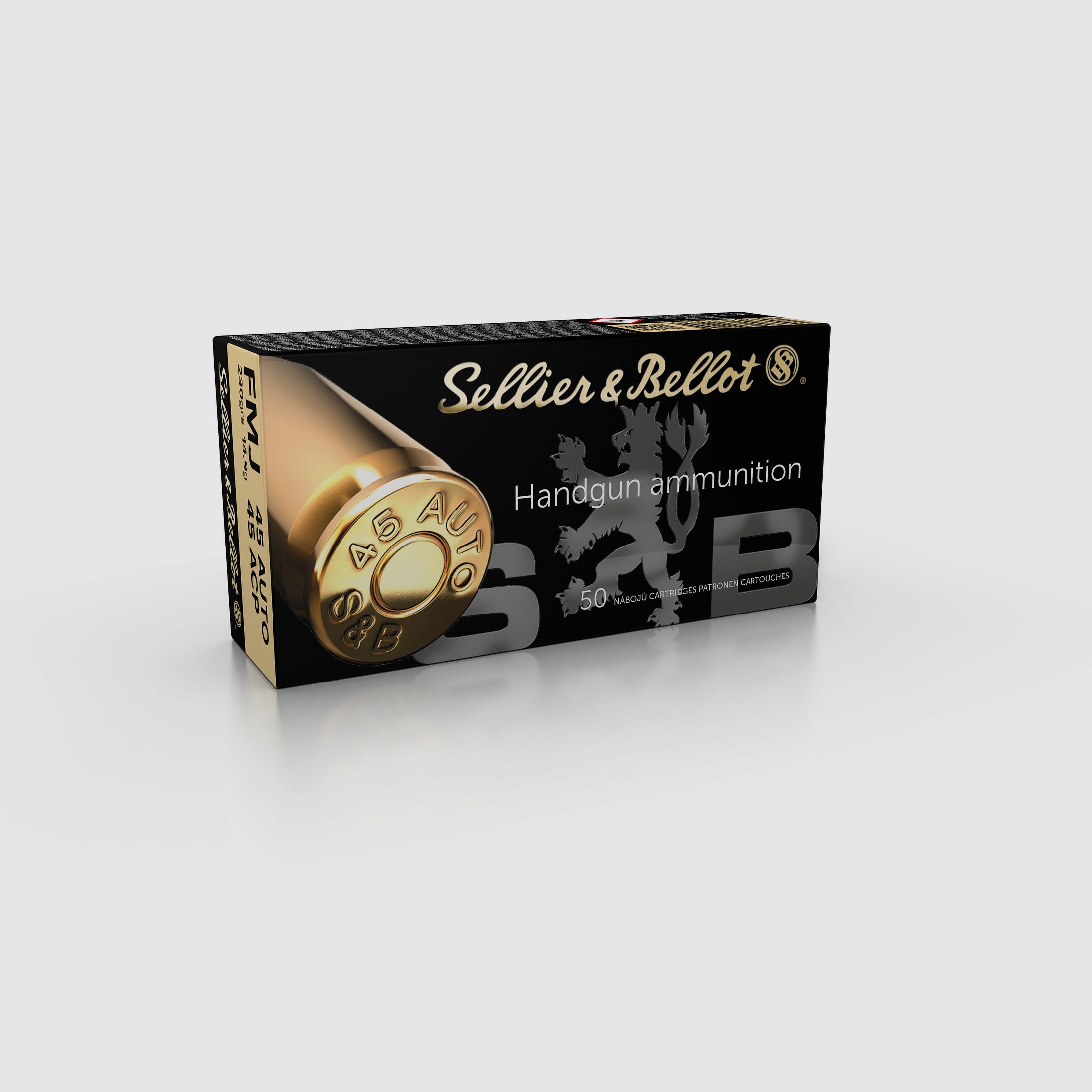 S&B ammunition .45 AUTO / .45 ACP FMJ 14.90, image 3 of 3