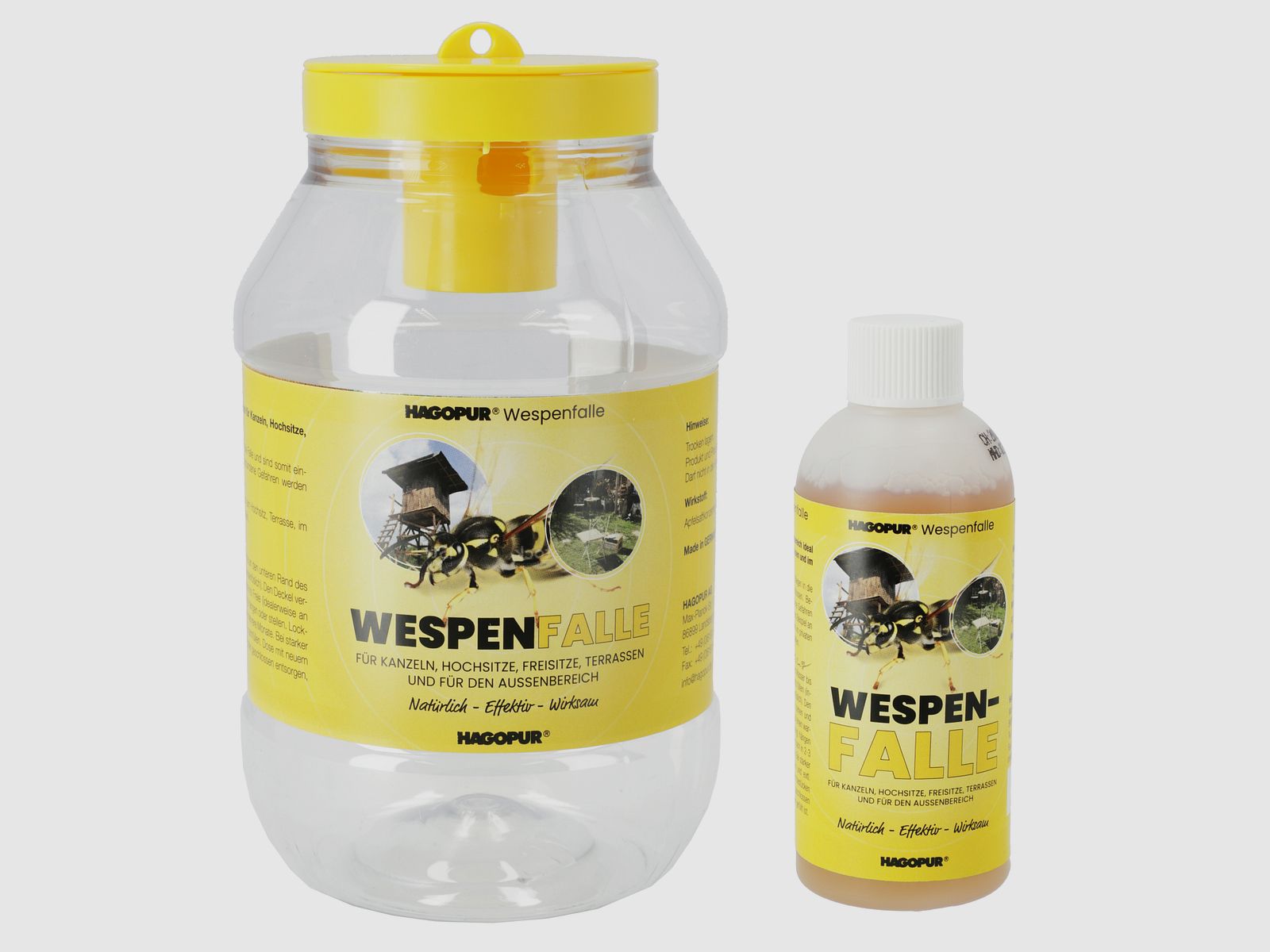 Wasp trap incl. attractant