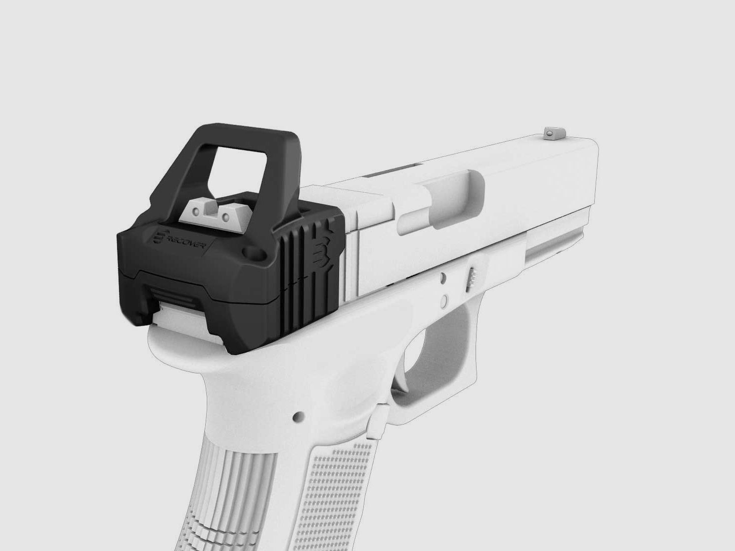 Recover Tactical Upper Charging Handle Double Stack for 9mm Glock Pistols