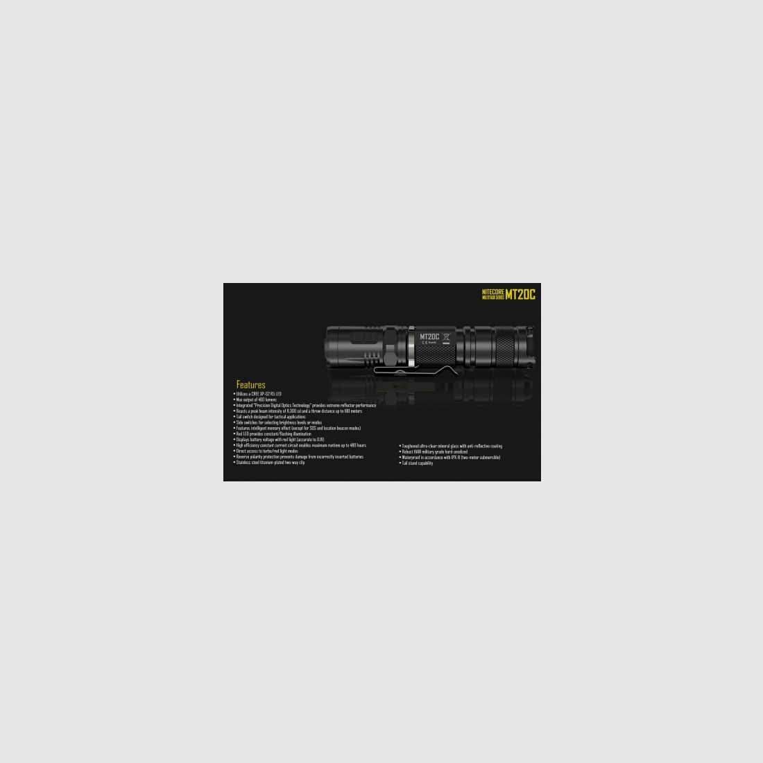 Nitecore MT20C flashlight 460 lumens, image 22 of 22