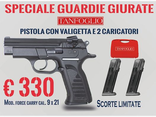 Pistola semiautomatica – Difesa & porto
