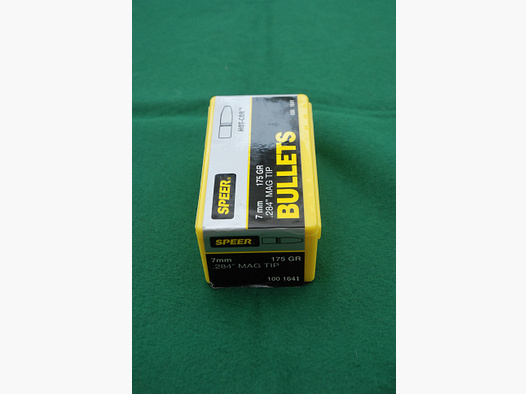 Speer Mag-TIP, 7 mm (.284"), 175 gr/11,3 g. 100 piezas