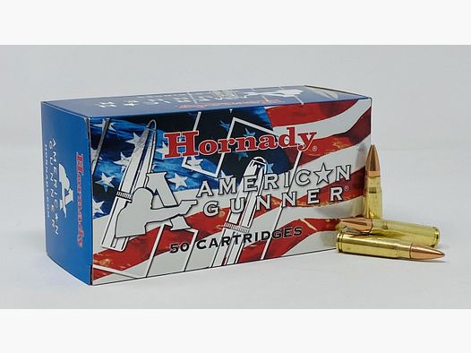 Hornady American Gunner 7,62x39 123GR HP Match 50 cartouches