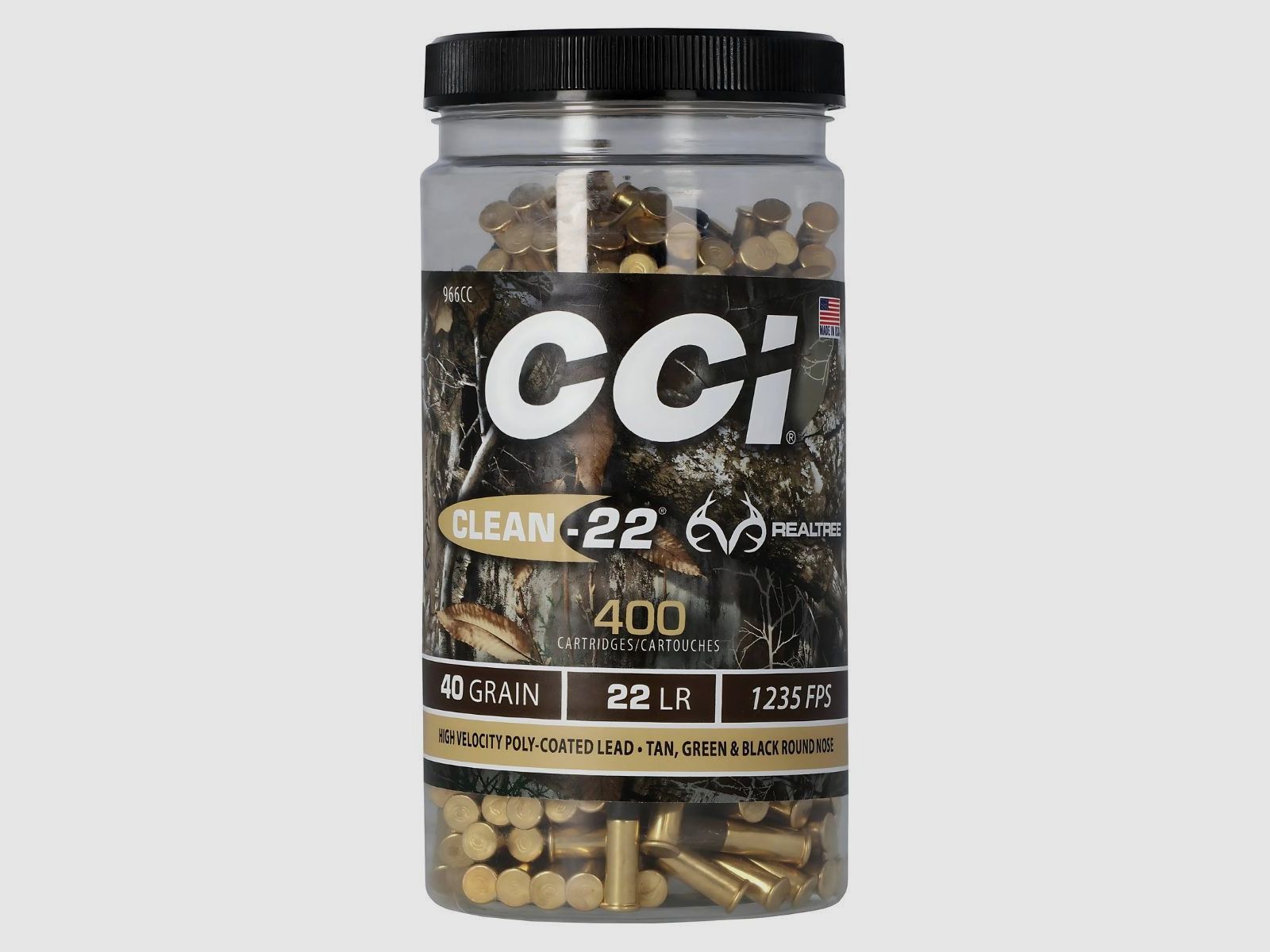 .22 LR CCI Clean-22 Realtree HV 40gr