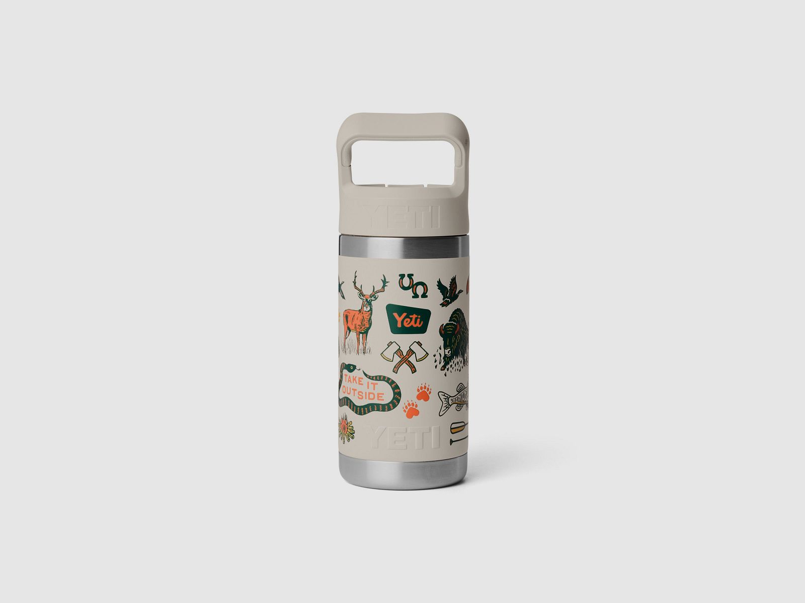 YETI® Flasche Rambler JR 12 Oz Straw Bottle - Cape Summer Camp, Bild 4 von 4