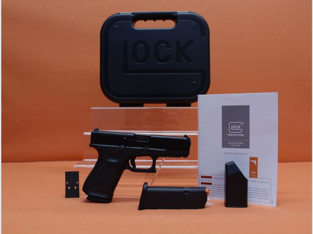 Glock Ha.Pistole 9mmLuger Glock19 Gen5 (MOS) FS 102mm Lauf Modular Optic System f. Red Dot Sight (9mmPara)