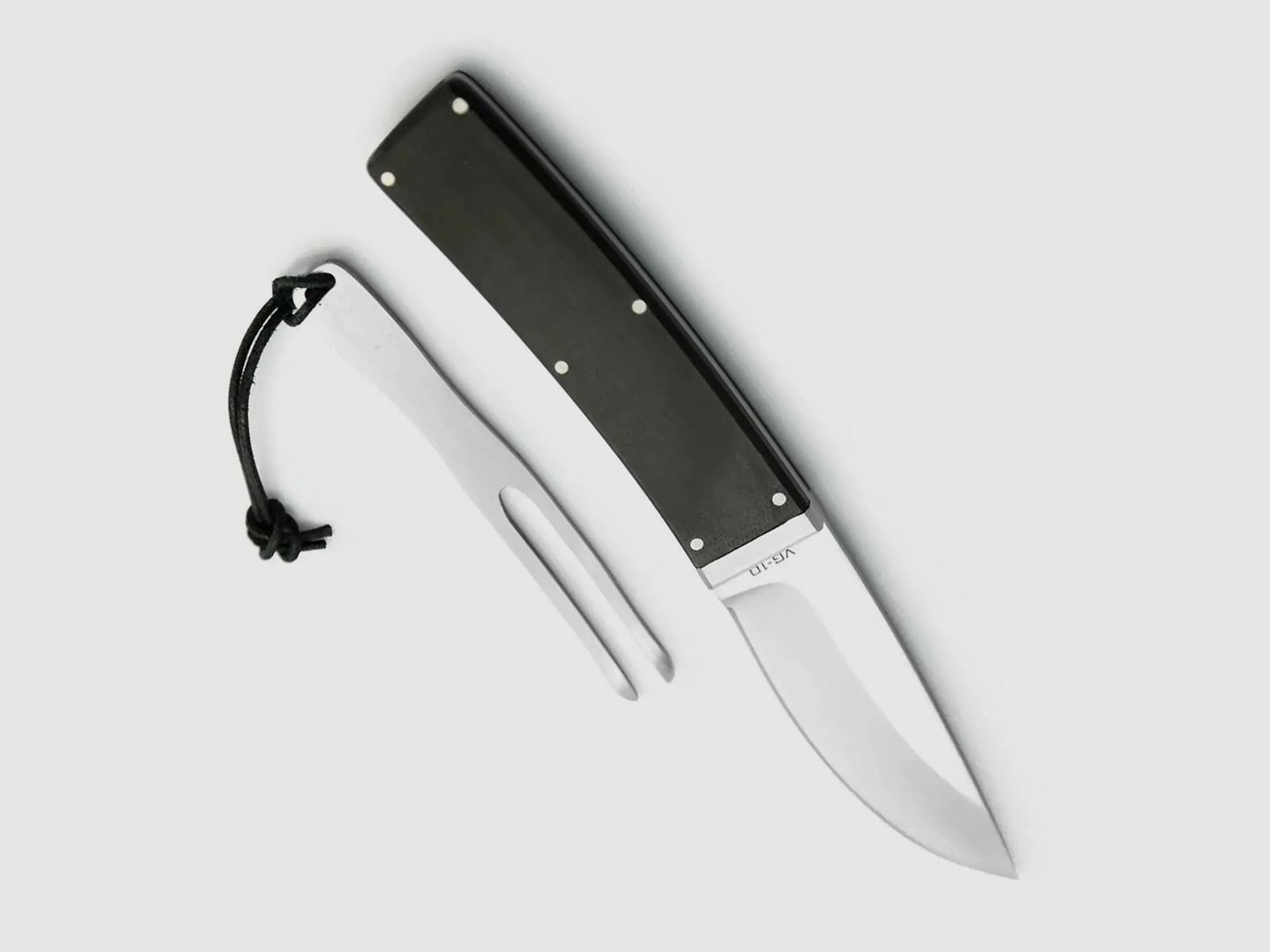 PUMA TEC Gürtelmesser mit Gabel, G10 schwarz