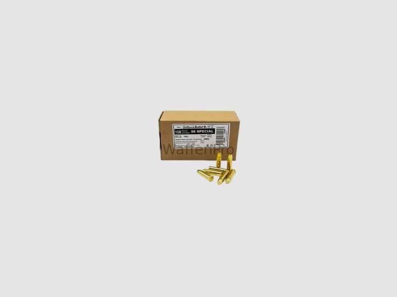 Sellier & Bellot .38 Spec. Full Metal Jacket 10,24g/158grs. Emballage en vrac