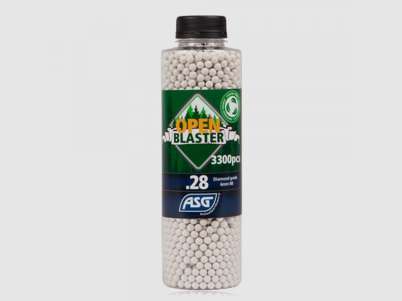 ASG OPEN BLASTER BIO BB'S - 6MM - 0.28G. - 3300 STÜCK