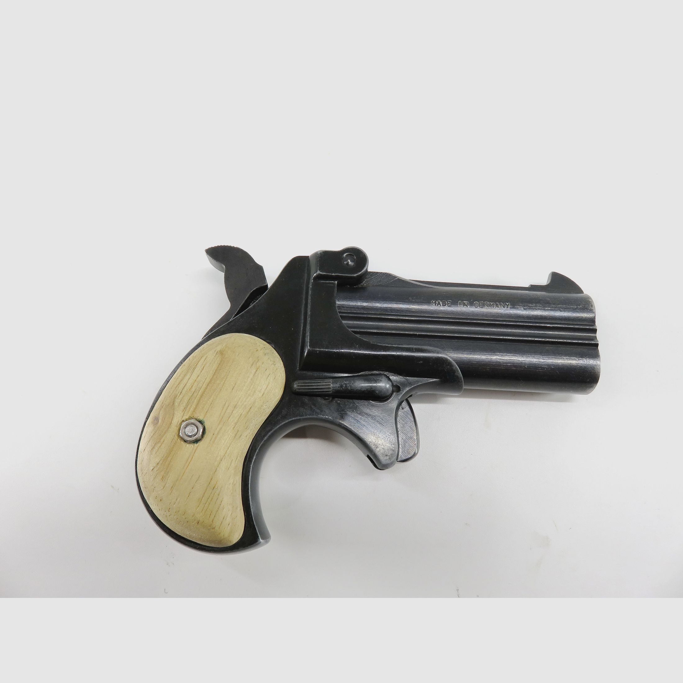 Doppelläufiger Derringer Röhm Modell RG 17 | Kaliber .38 Spezial | Deutscher Beschuss | Sammlerwaffe!