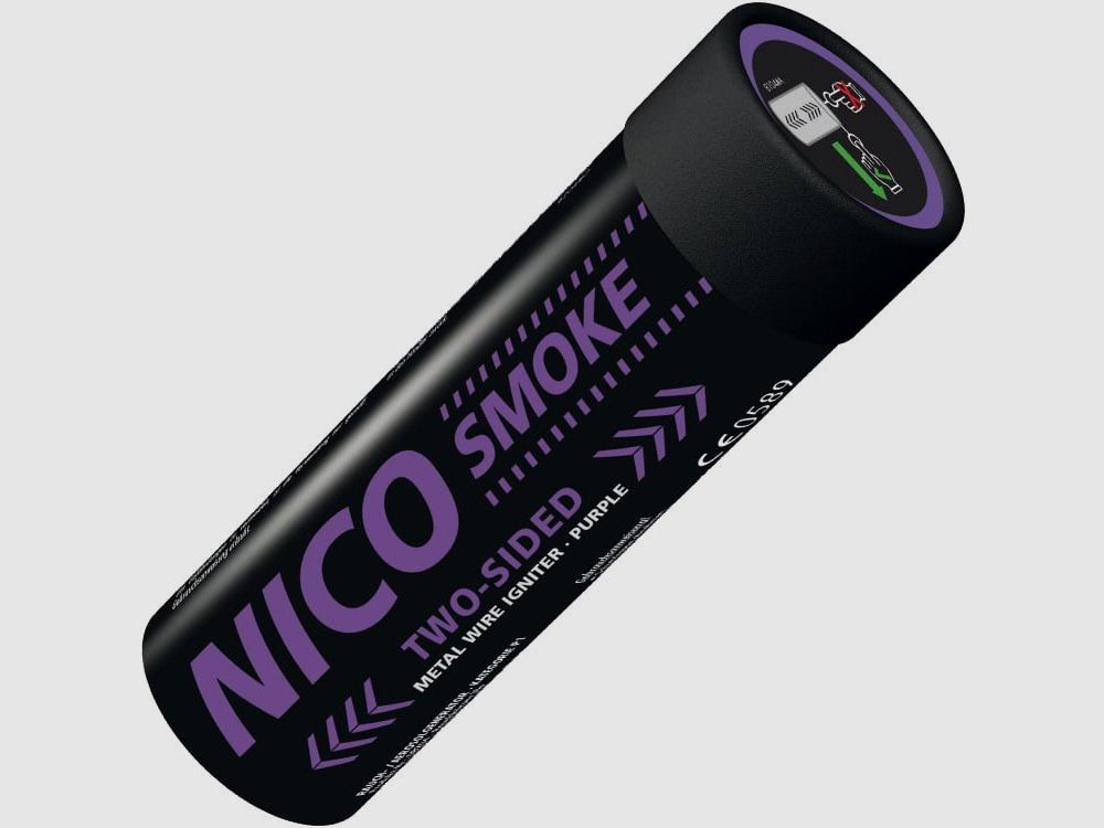 NICO 50 Sekunden Two Sided Paintball Rauchgranate (lila)