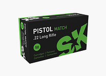 SK Pistol Match .22 LR ammunition 50 pieces