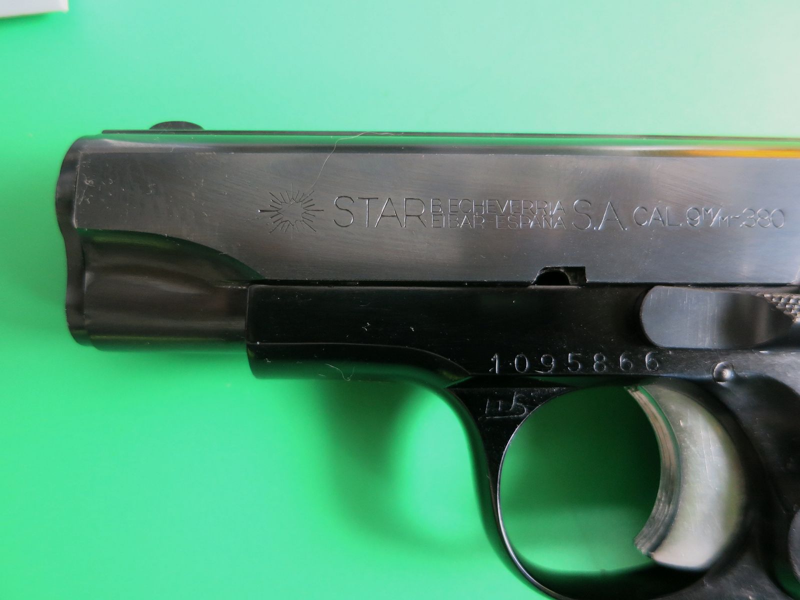 Star Firearms B.Echeverria – pistolet semi-automatique modèle BM "Firestar"; 9 mm court; .380    #62, image 3 sur 12