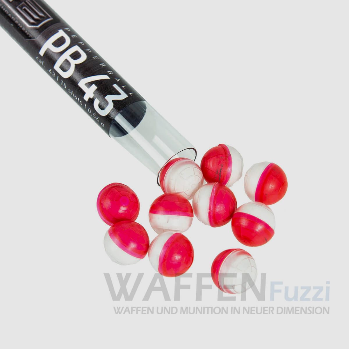 T4E PB 43 pepper balls 10 shots caliber .43
