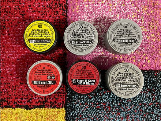 9mm RK plaatsmunitie RWS / Dynamit Nobel - Verzamelaars