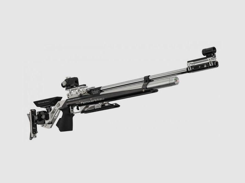 Feinwerkbau 800 Alu Silber/Sch Schaftkappe Comfort-Line