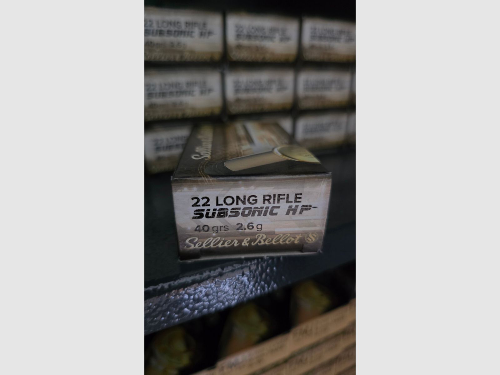 S&B .22lr. Munición Subsonic HP 40gr. [2750 disparos]