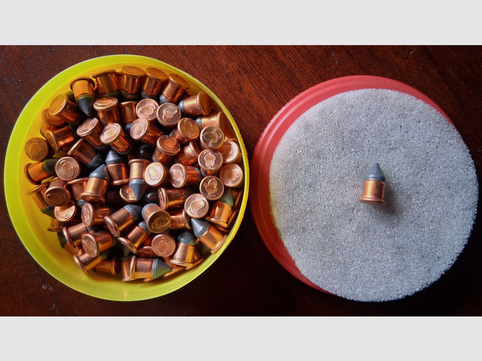 100 Flobert Patronen 6mm Spitzkugeln  .22 RWS Dynamit Nobel