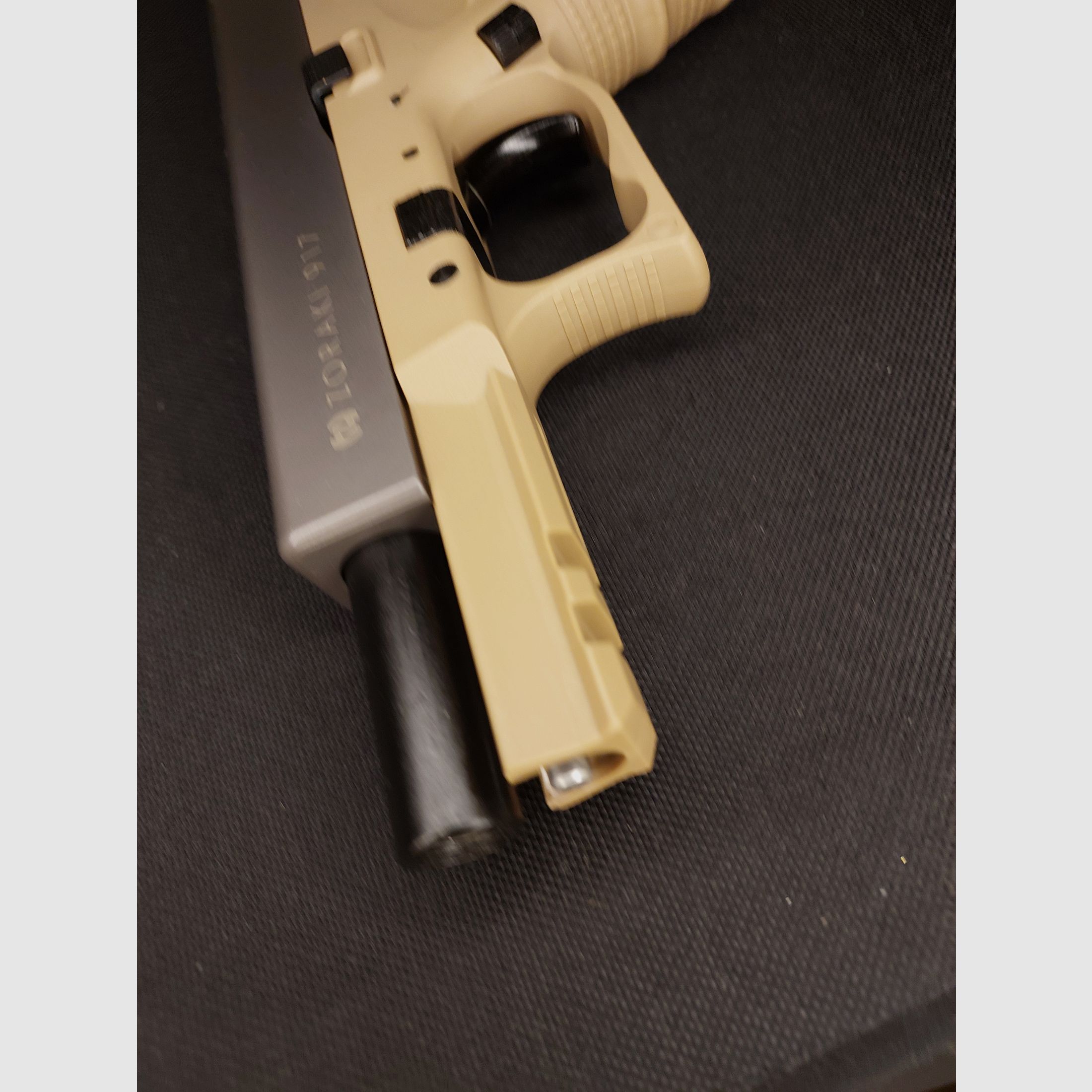 Zoraki 917 pistola de fogueo 9mm P.A.K. desierto TAN TITANSCHLITTEN (PTB 1023)