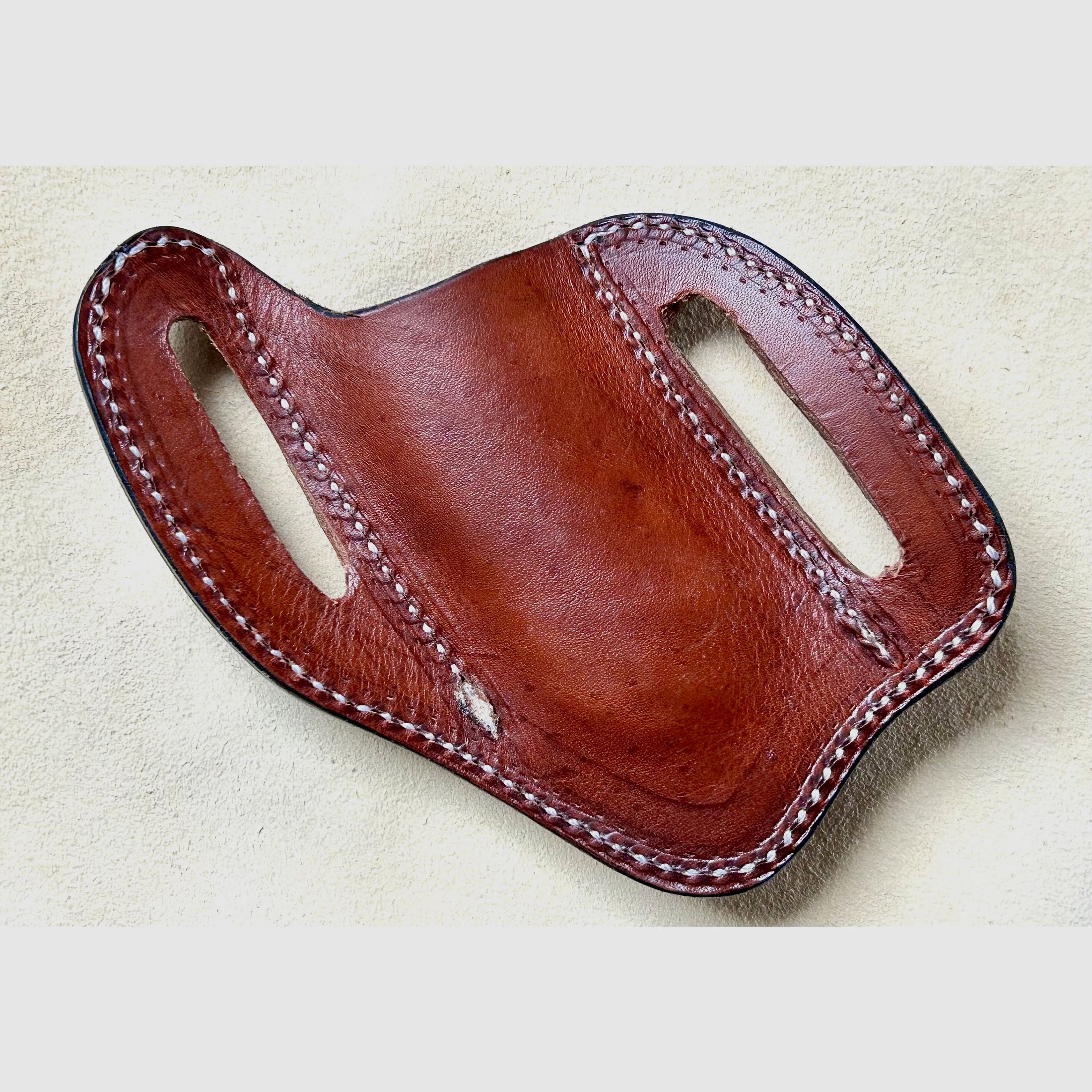 Pancake Messerholster mit floraler Verschneidung für Buck Modell 110, 112